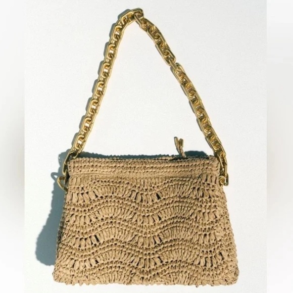 Zara Raffia Straw Bag - Picture 3 of 3